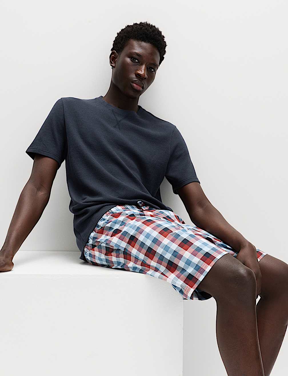 Pure Cotton Checked Pyjamas Set