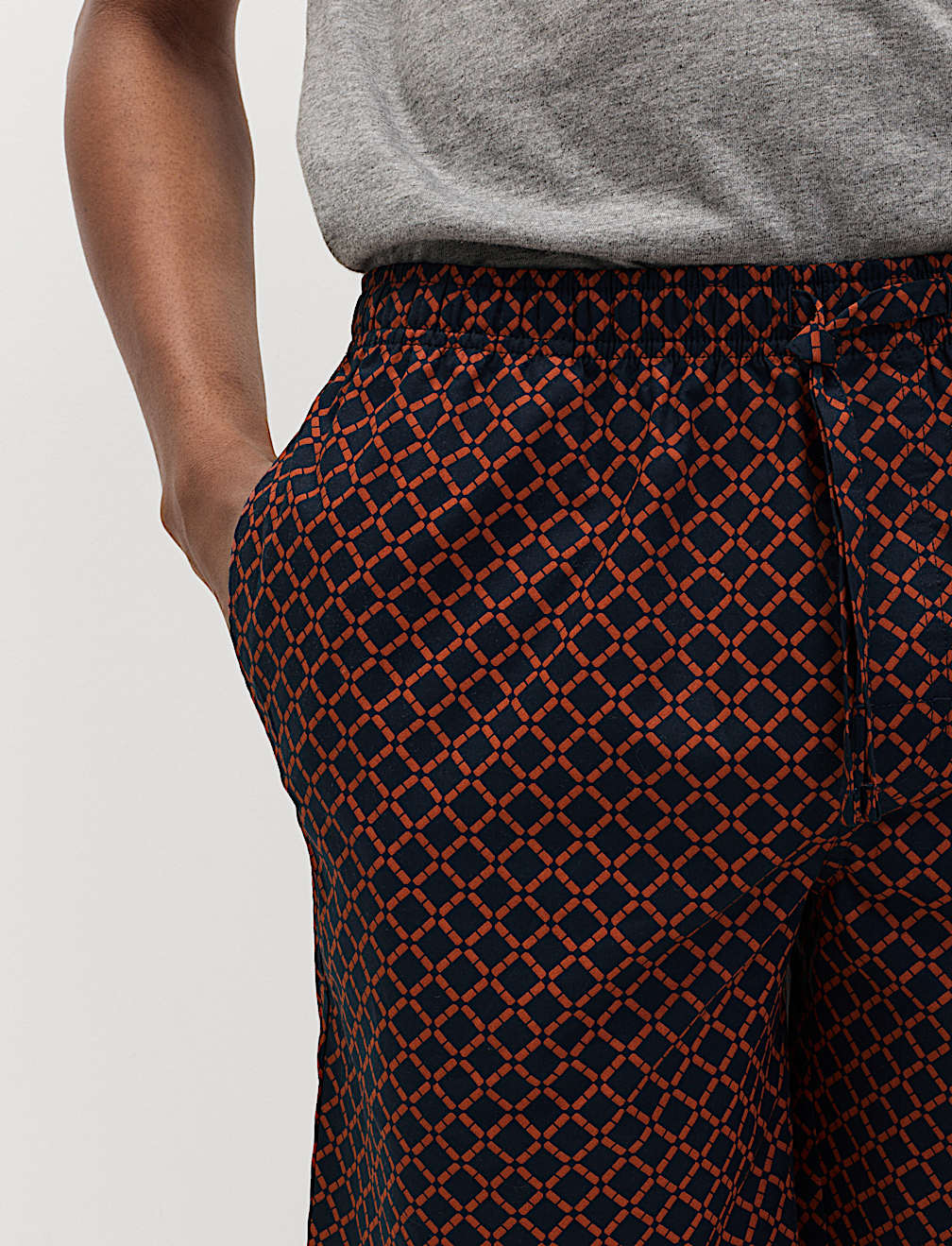 Pure Cotton Geometric Print Pyjama Set