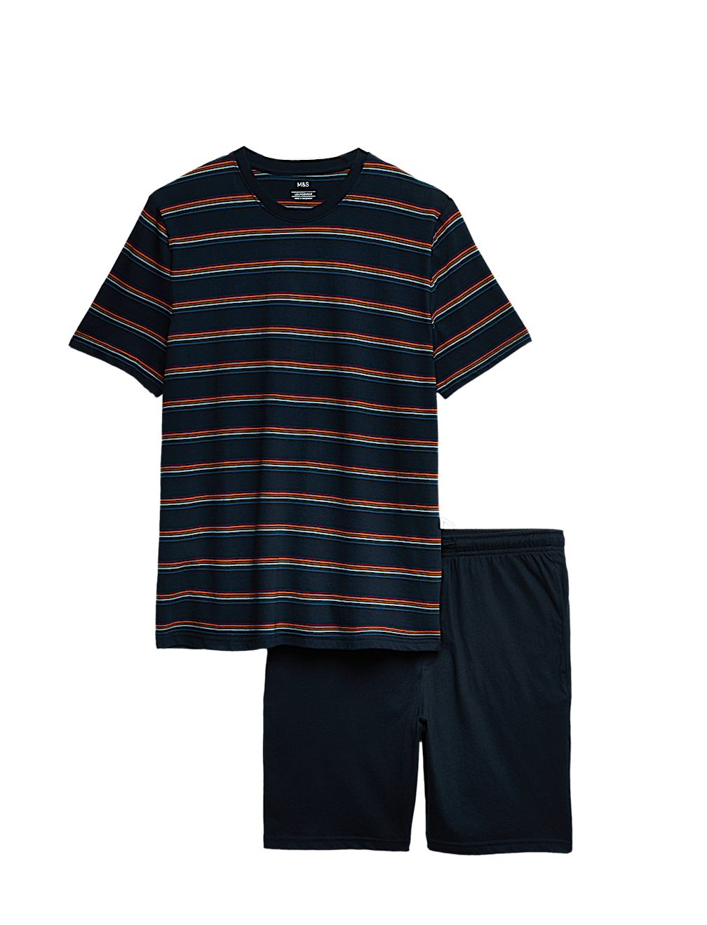 Pure Cotton Rainbow Stripe Pyjama Set