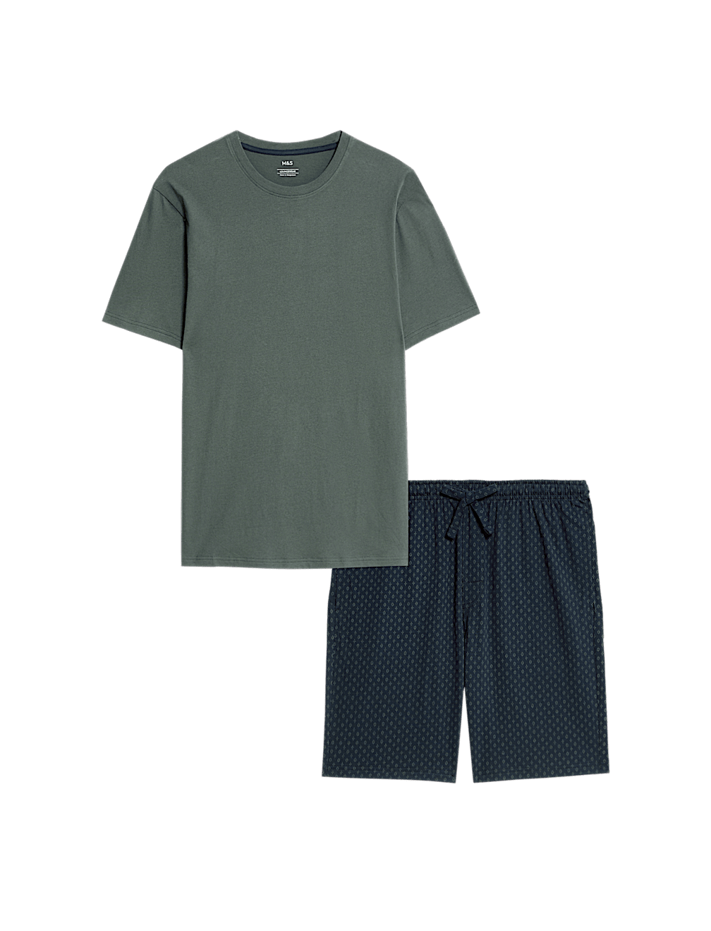 Pure Cotton Geometric Pyjama Set