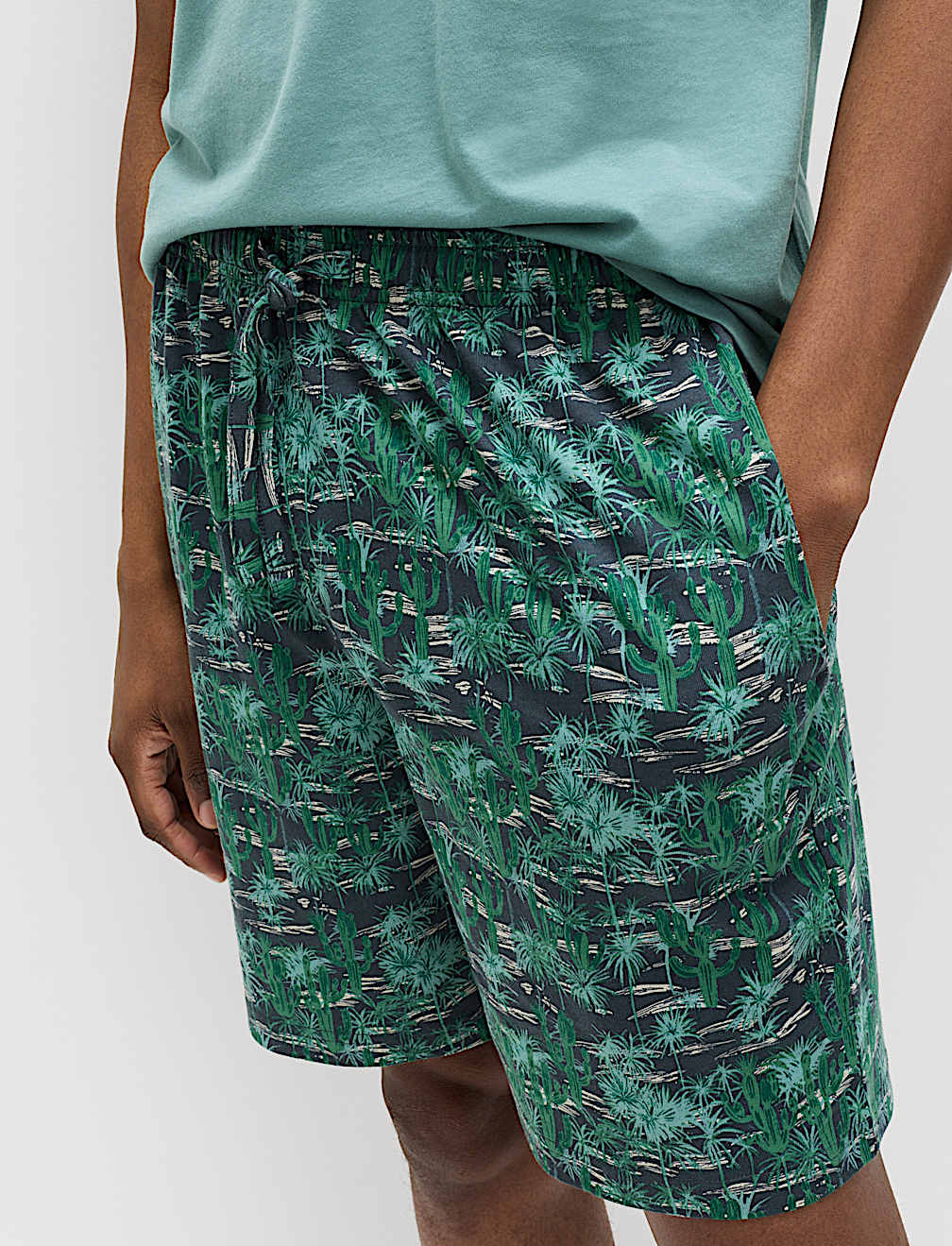 Pure Cotton Cactus Print Pyjama Set