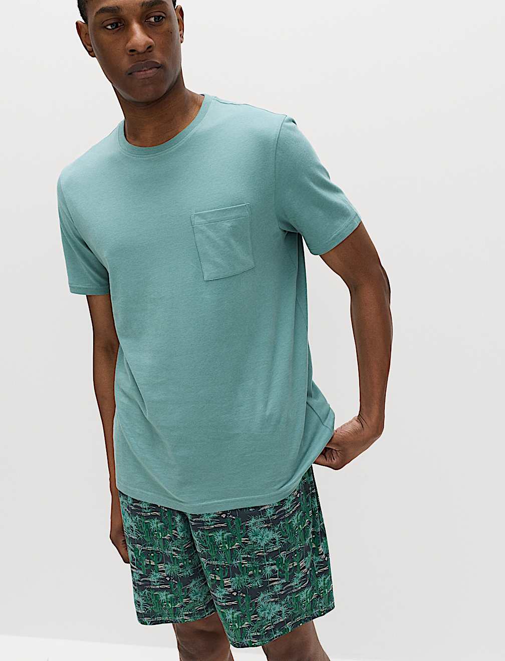 Pure Cotton Cactus Print Pyjama Set