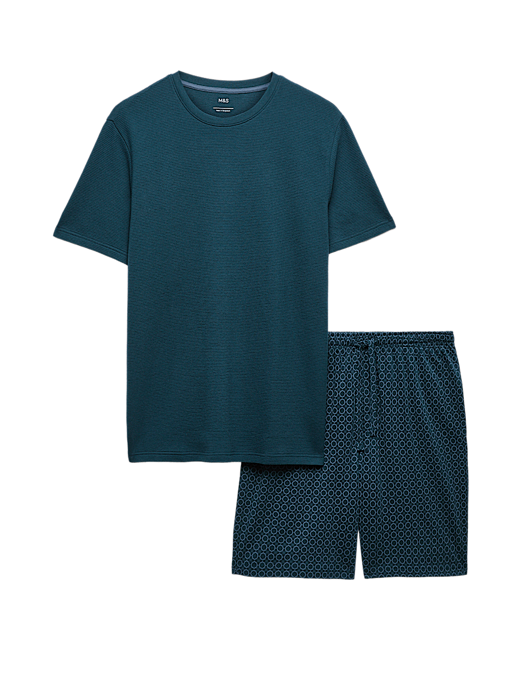 Pure Cotton Geometric Print Pyjama Set