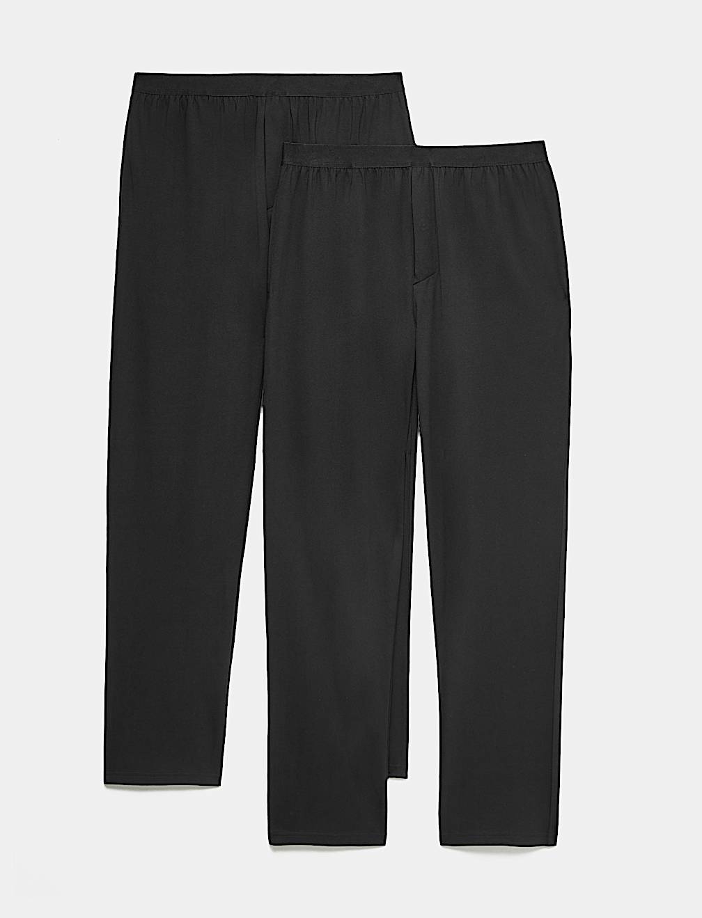 2 Pack Ultimate Cotton Rich Loungewear Bottoms