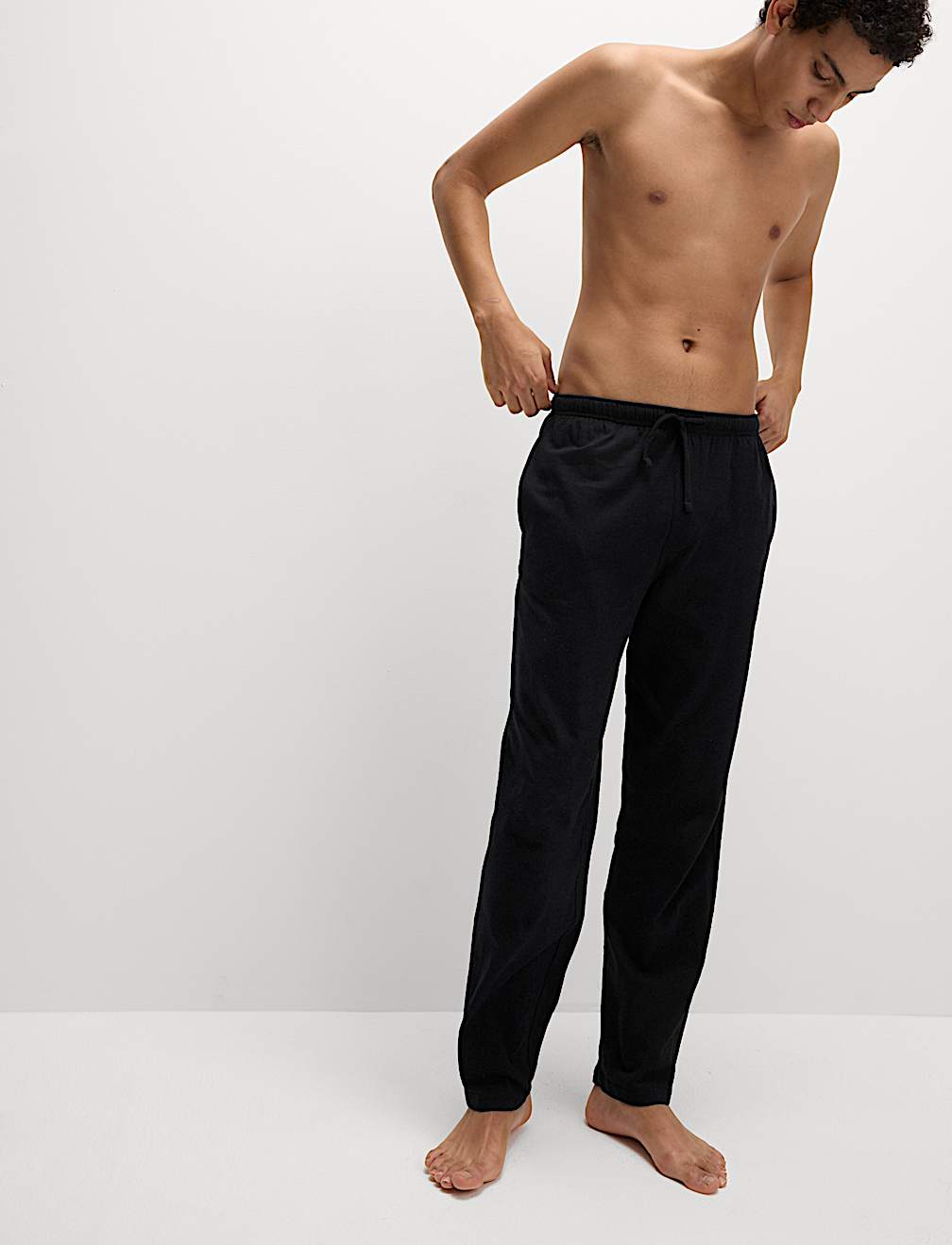 2pk Pure Cotton Pyjama Bottoms