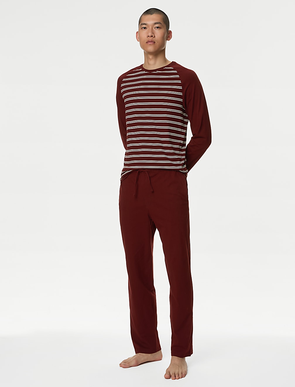 Pure Cotton Striped Pyjama Set
