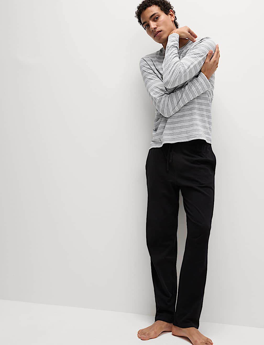 Pure Cotton Striped Pyjama Set