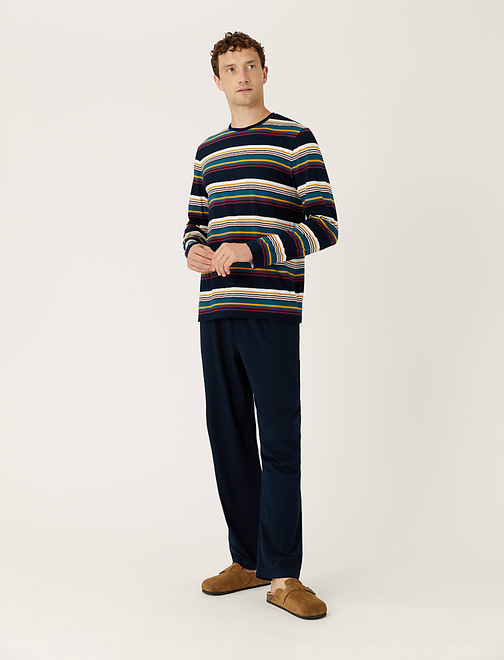Pure Cotton Striped Pyjama Set