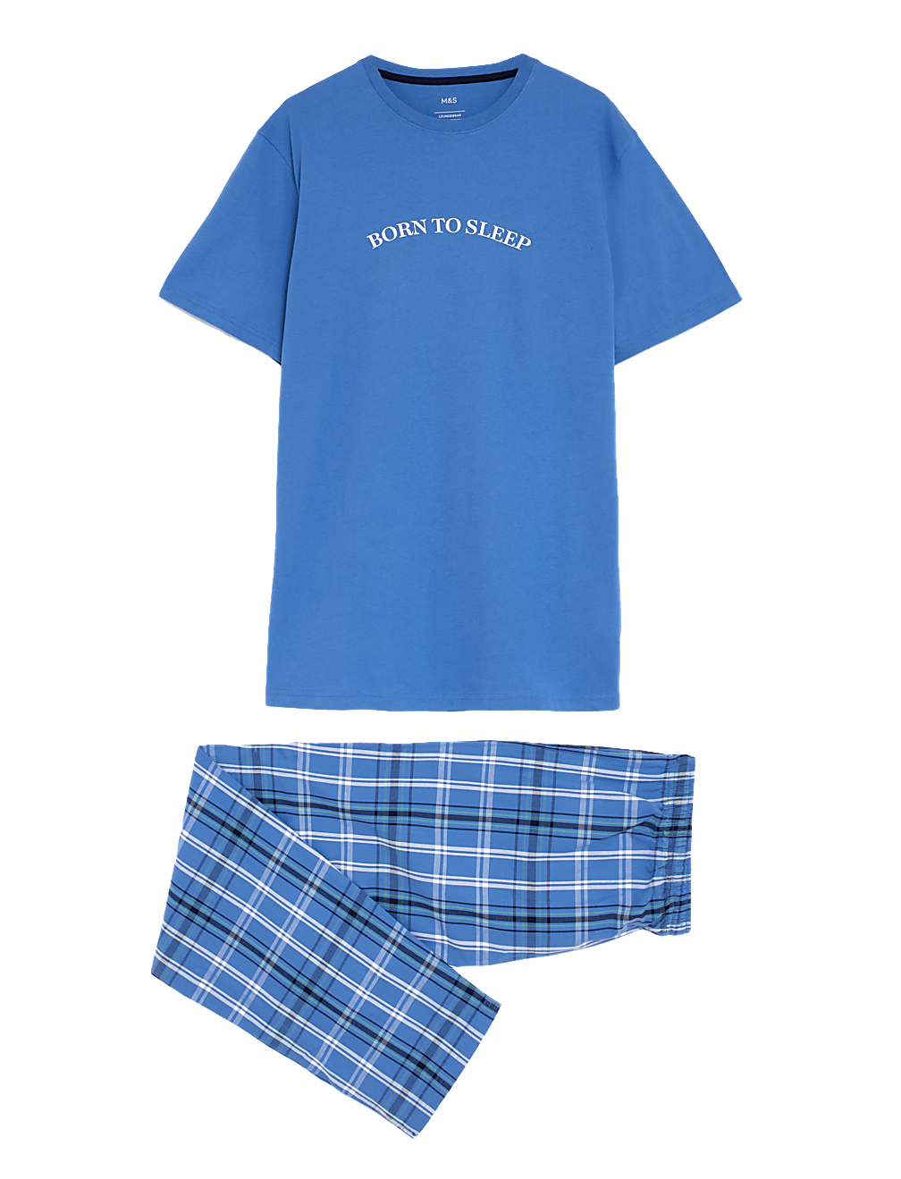 Pure Cotton Slogan Pyjama Set
