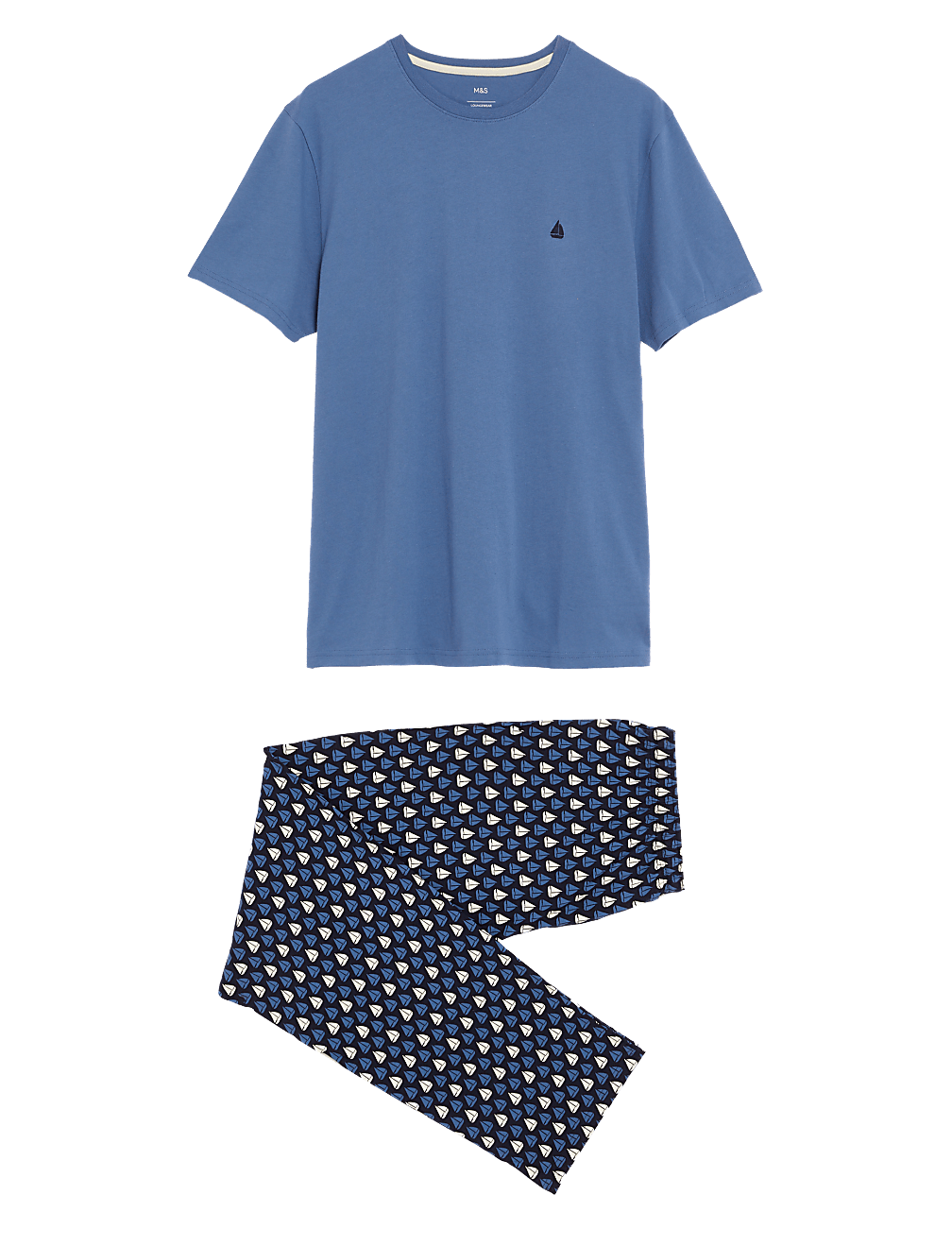 Pure Cotton Boat Print Pyjama Set
