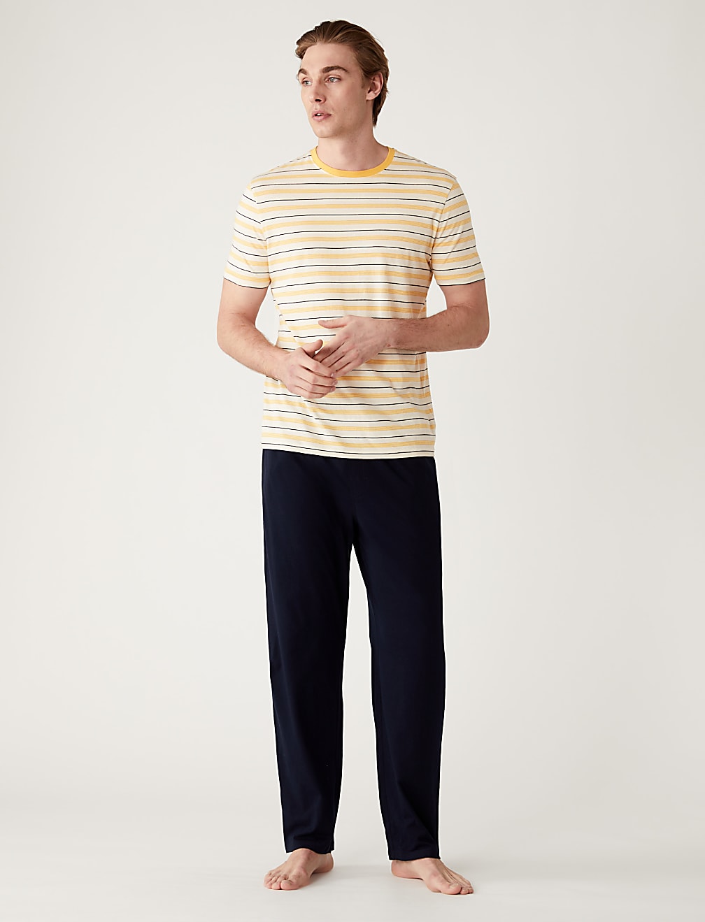 Pure Cotton Striped Pyjama Set