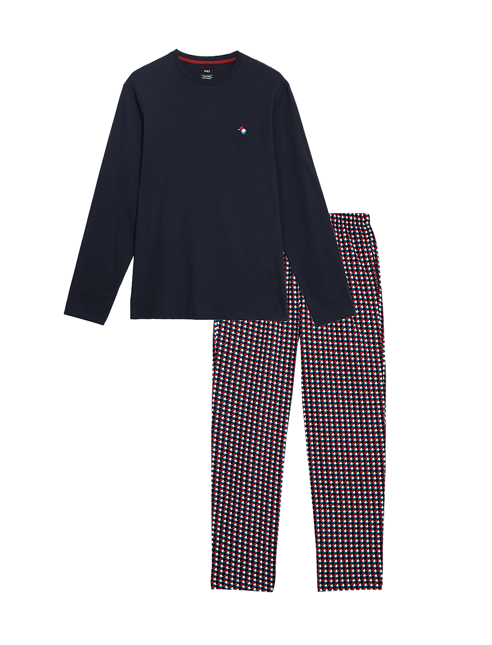 Pure Cotton Bird Print Pyjama Set