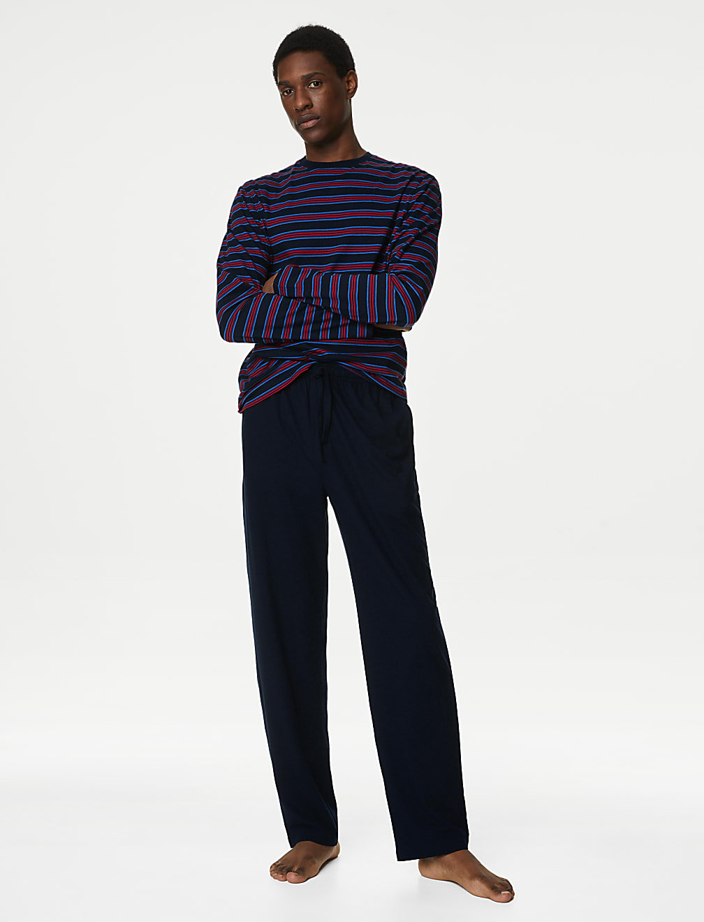 Pure Cotton Striped Pyjama Set