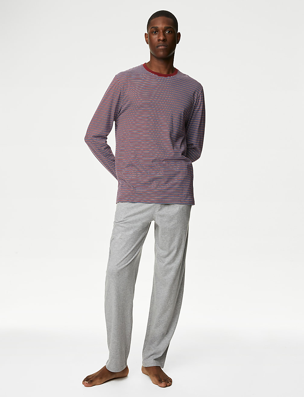Pure Cotton Striped Pyjama Set