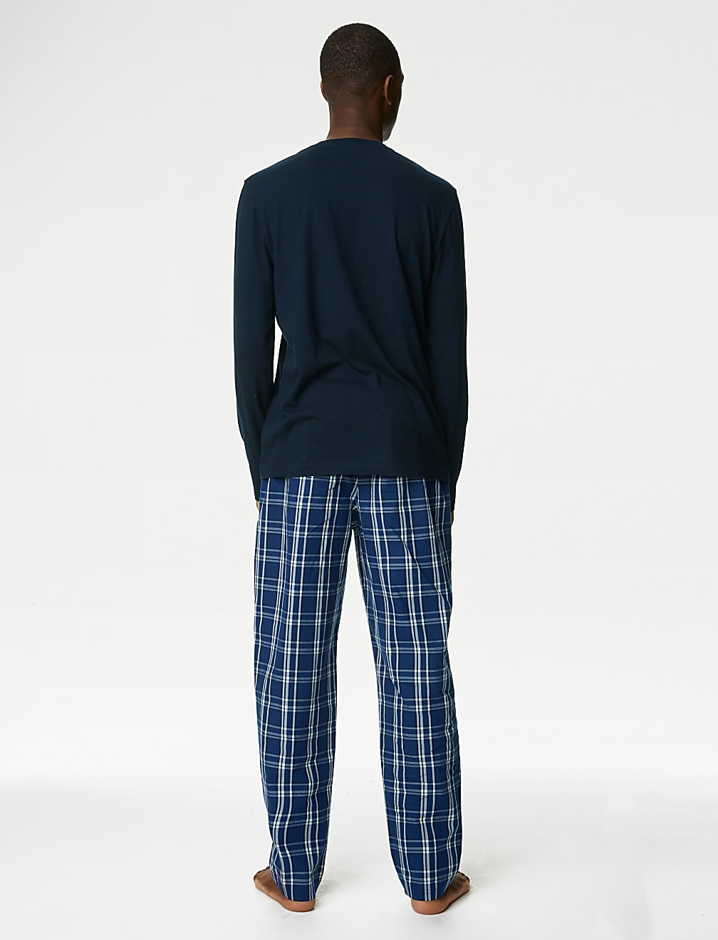 Pure Cotton Checks Pajama Set