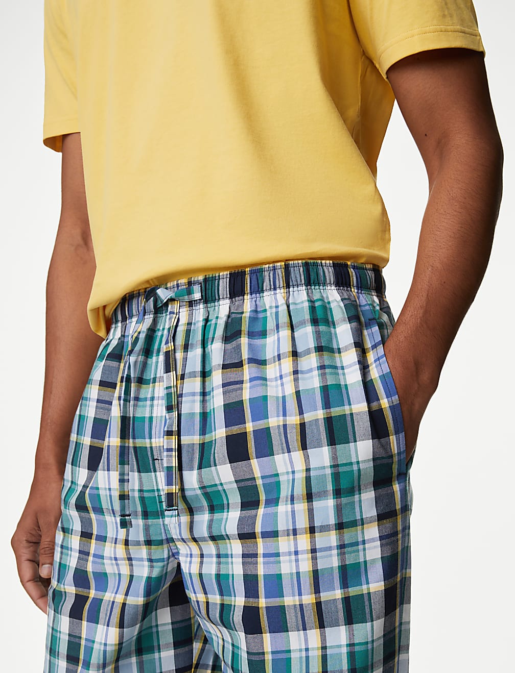 Pure Cotton Checked Pyjama Set