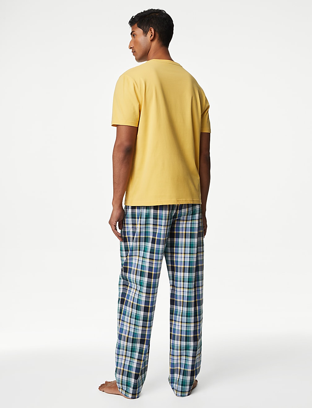 Pure Cotton Checked Pyjama Set