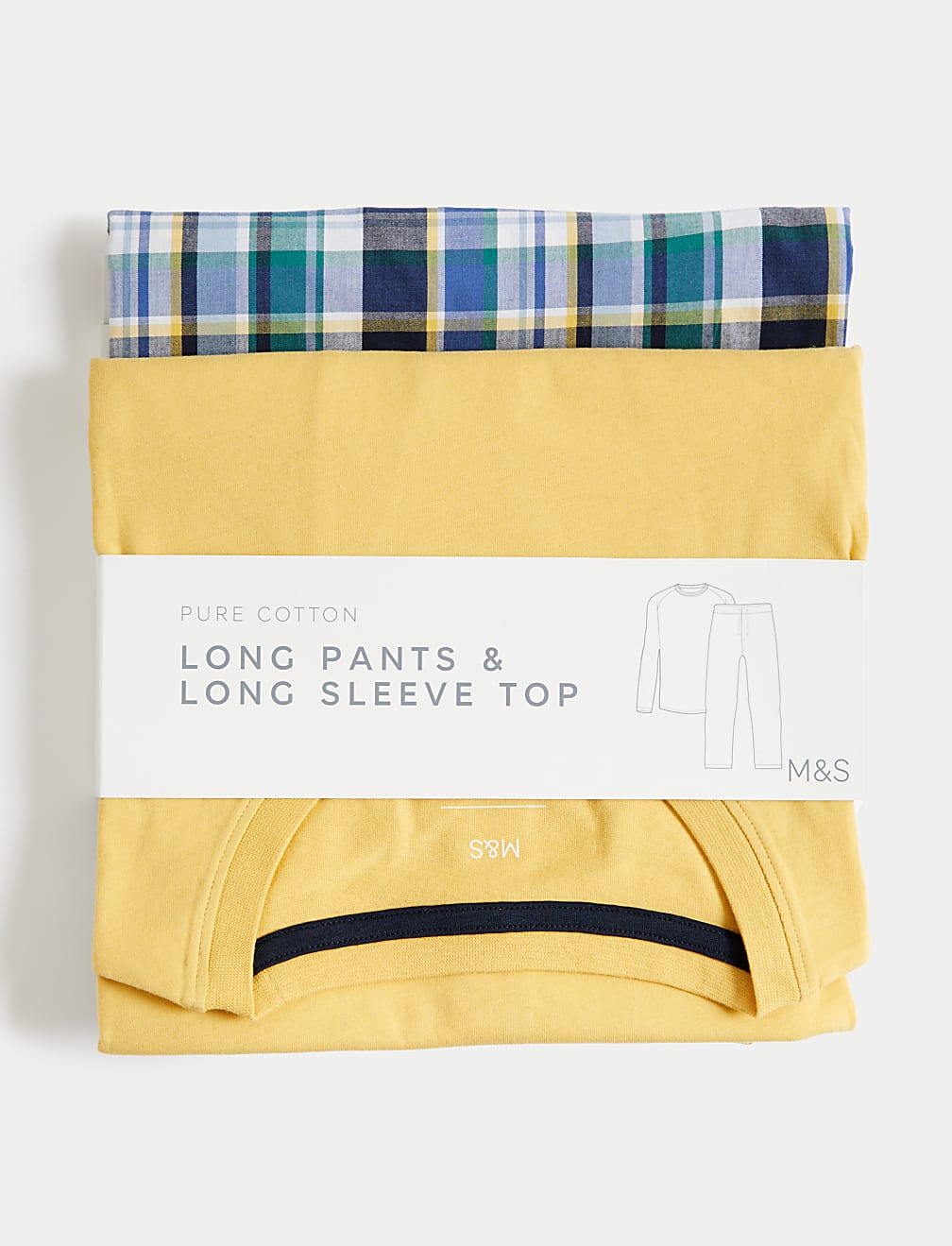 Pure Cotton Checked Pyjama Set