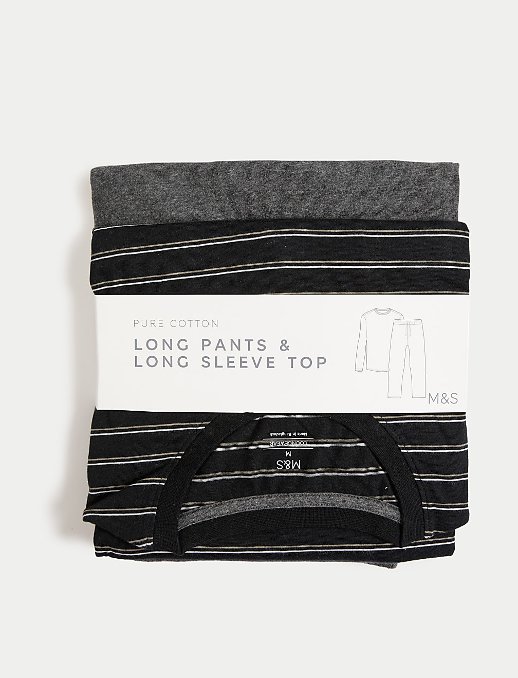 Pure Cotton Striped Pyjama Set