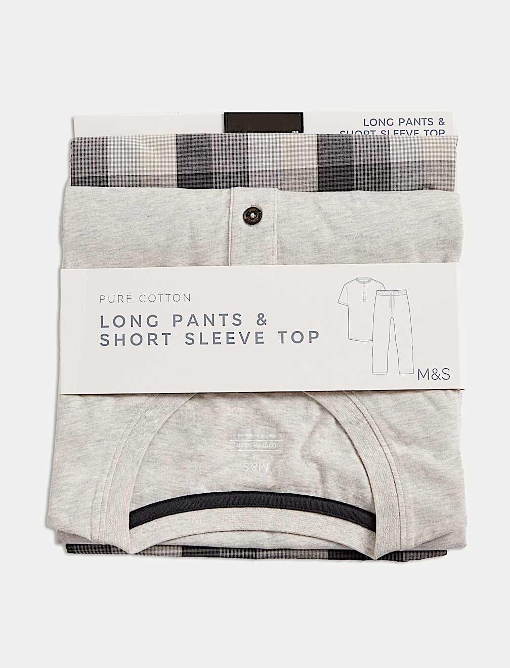 Pure Cotton Checked Pyjama Set