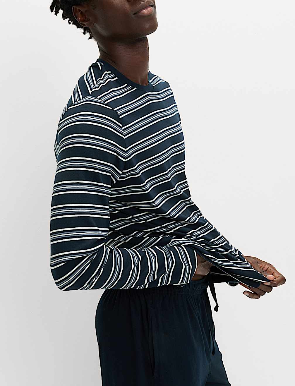 Pure Cotton Striped Pyjama Set