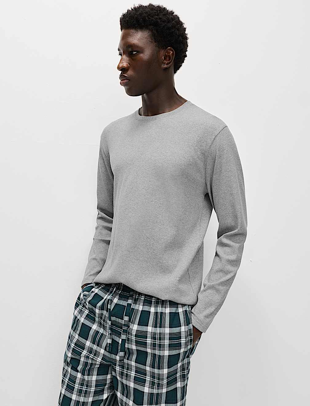 Pure Cotton Checked Pyjama Set