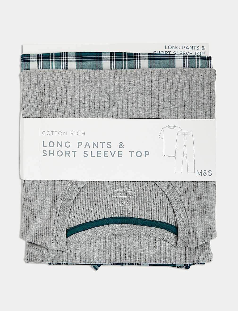 Pure Cotton Checked Pyjama Set