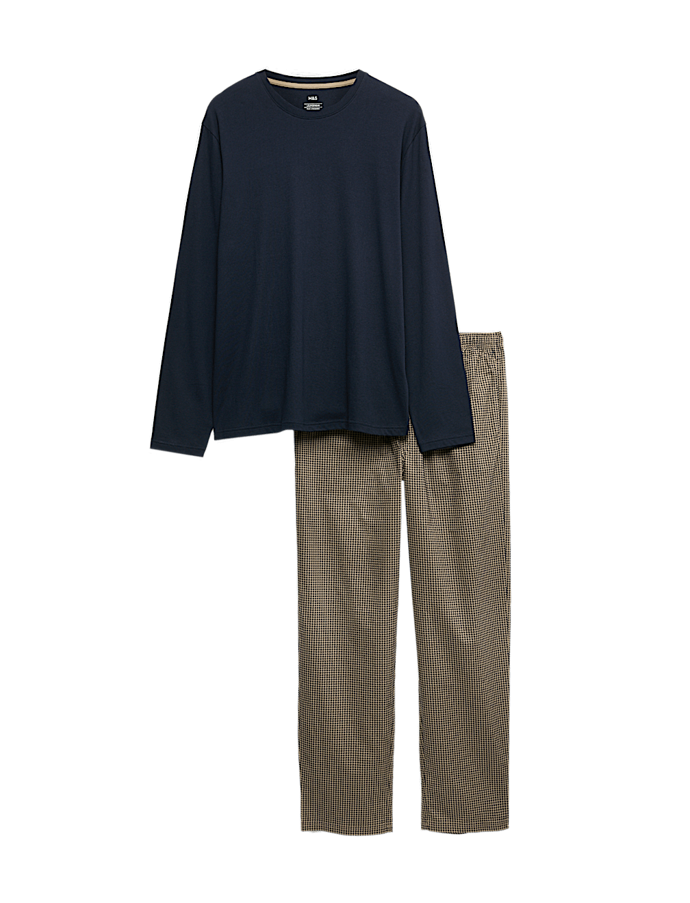 Pure Cotton Houndstooth Pyjama Set