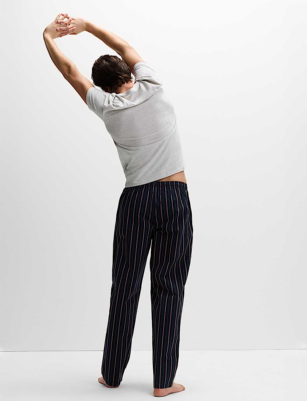 Pure Cotton Striped Pyjama Set