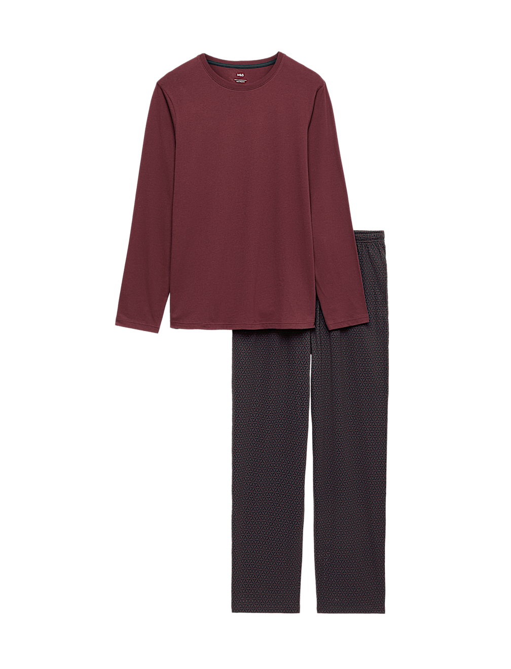 Pure Cotton Geometric Print Pyjama Set