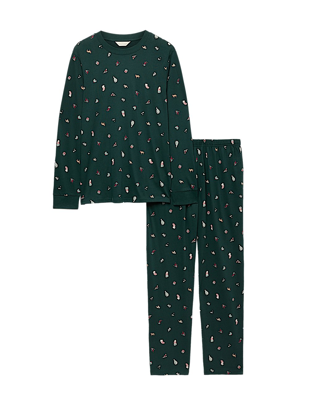 Pure Cotton Printed Christmas Family Pyjamas