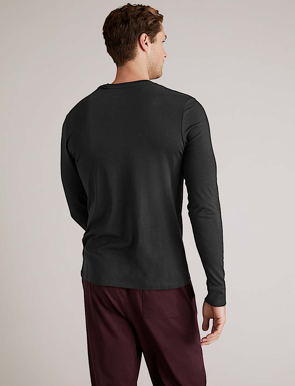 Premium Cotton Henley Pyjama Top