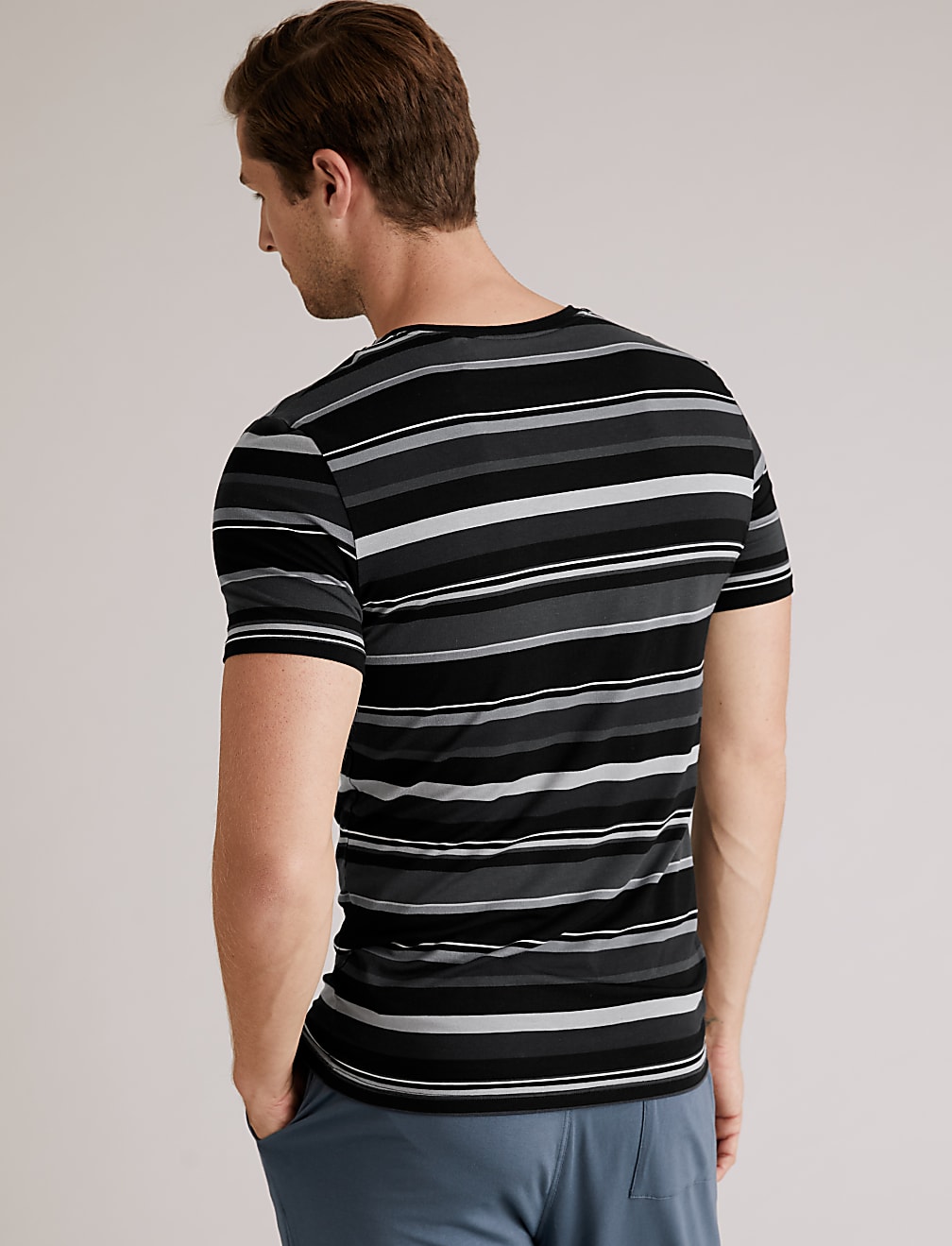 Premium Cotton Striped Pyjama' Top