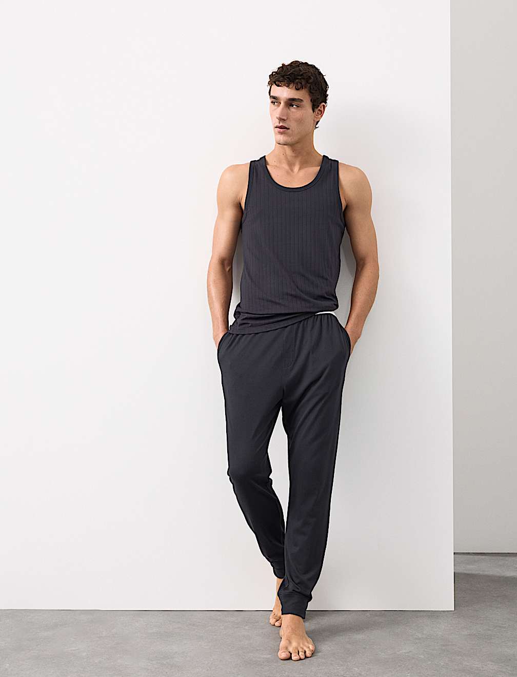 Supima® Cotton Modal Elasticated Pyjama Joggers