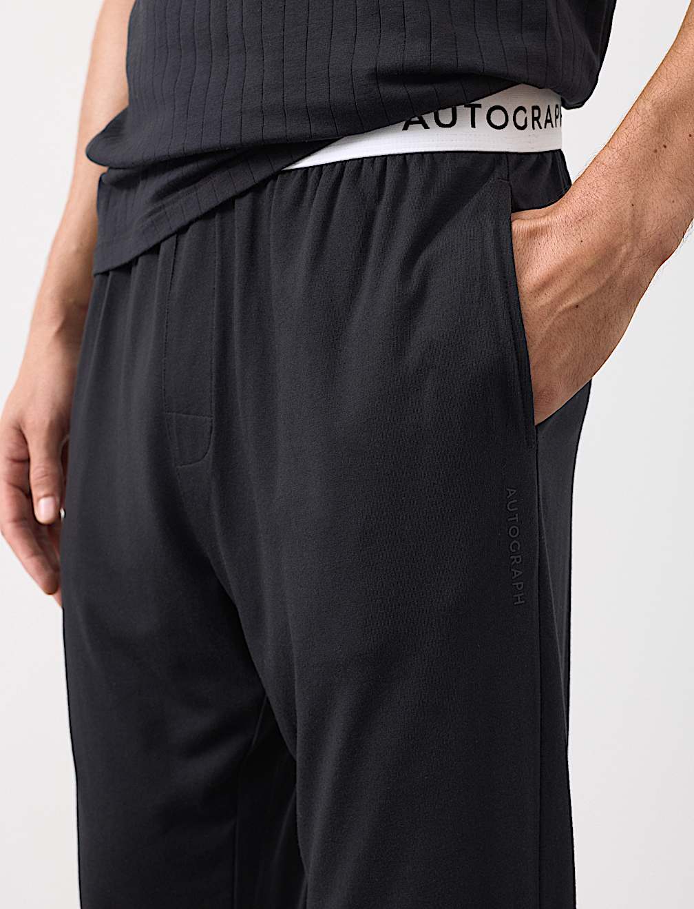 Supima® Cotton Modal Elasticated Pyjama Joggers