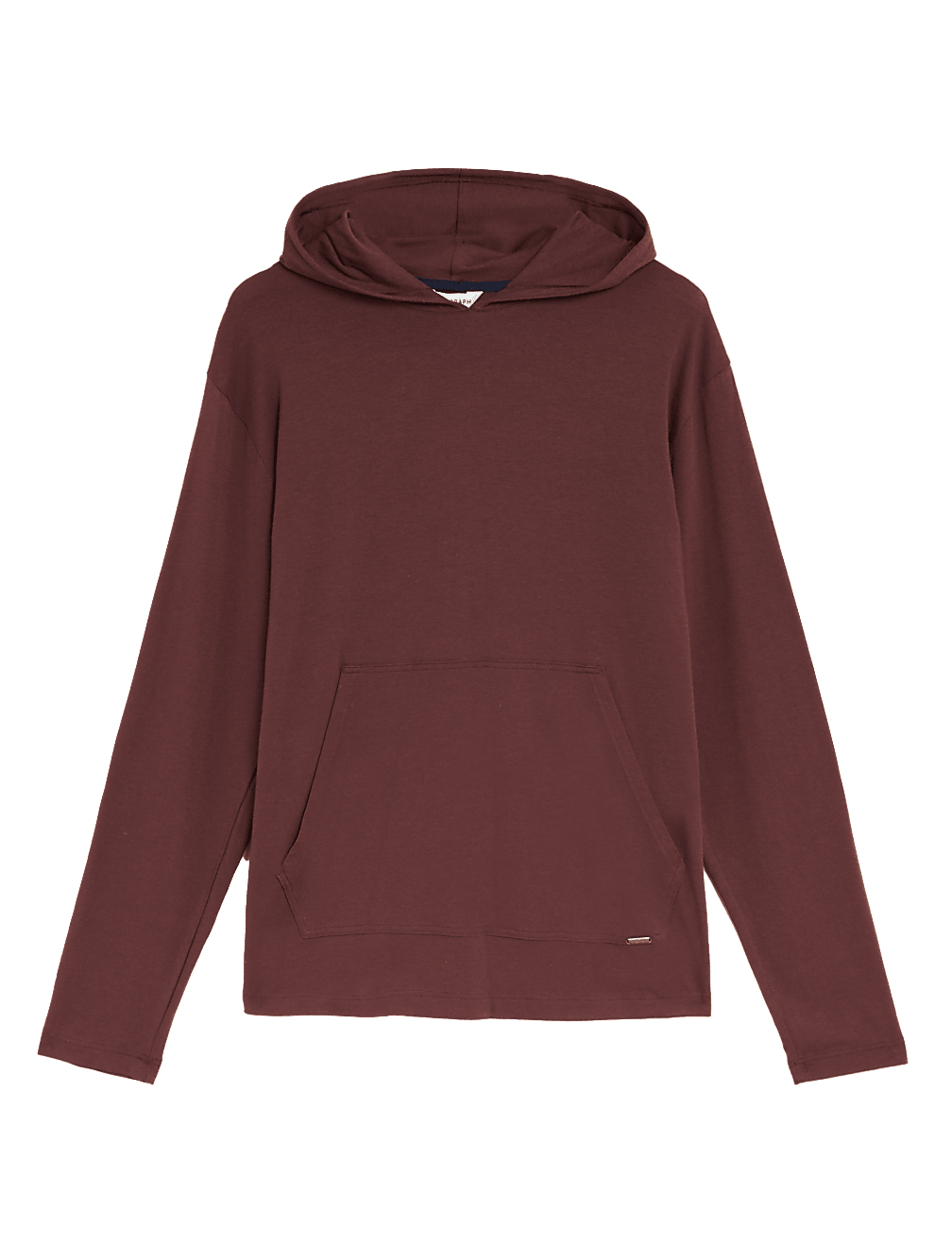 Supima® Cotton Blend Jersey Hoodie