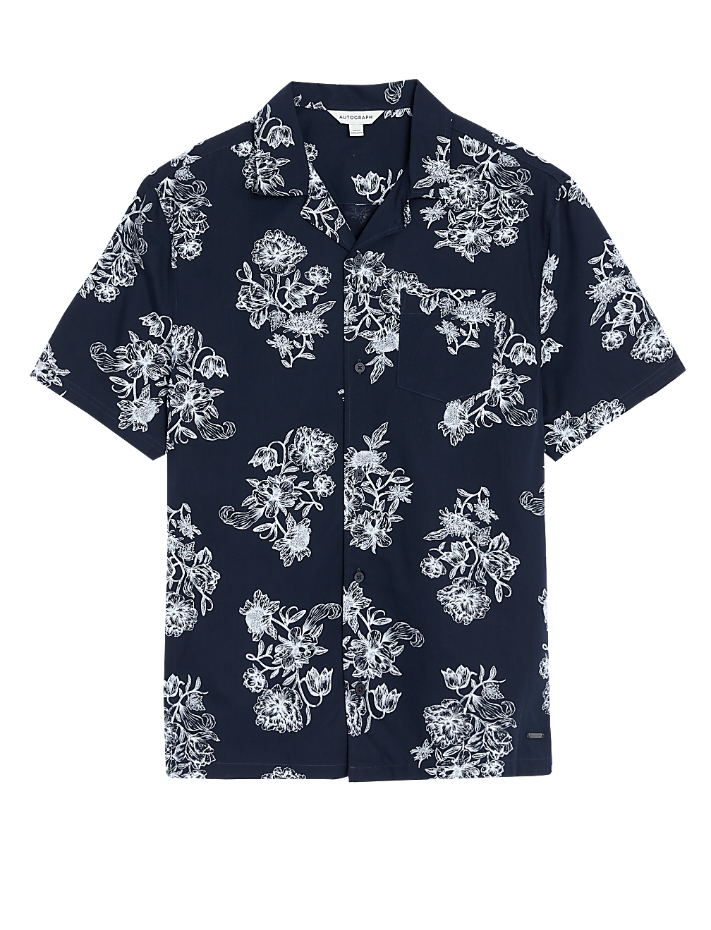 Cotton Rich Floral Print Pyjama Top