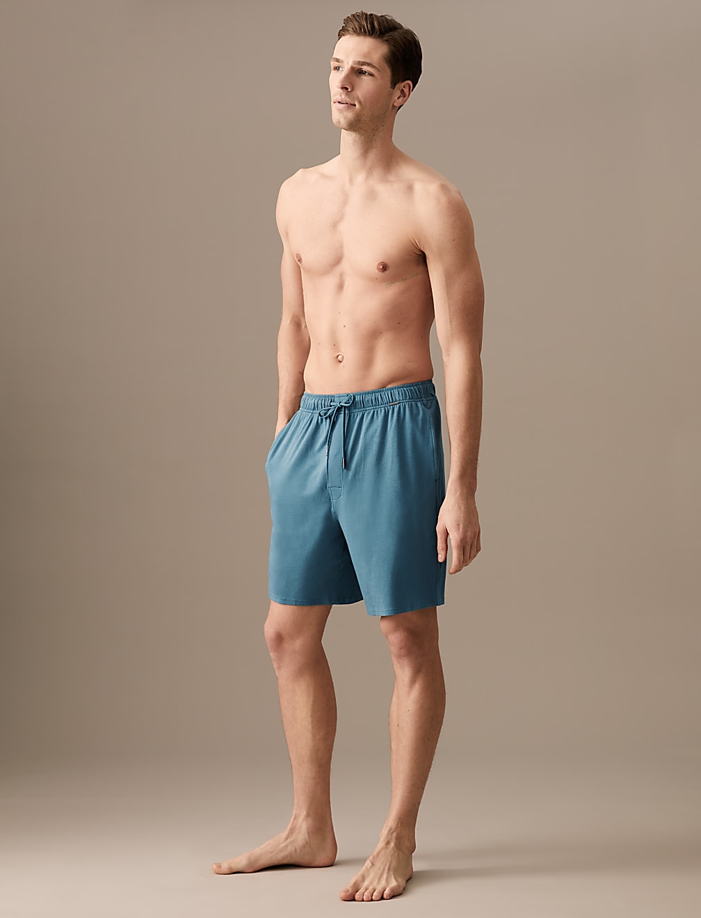 Cotton Blend Pyjama Shorts