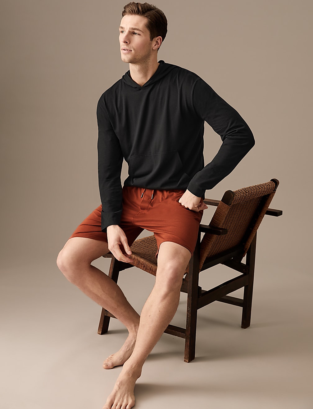 Cotton Blend Pyjama Shorts