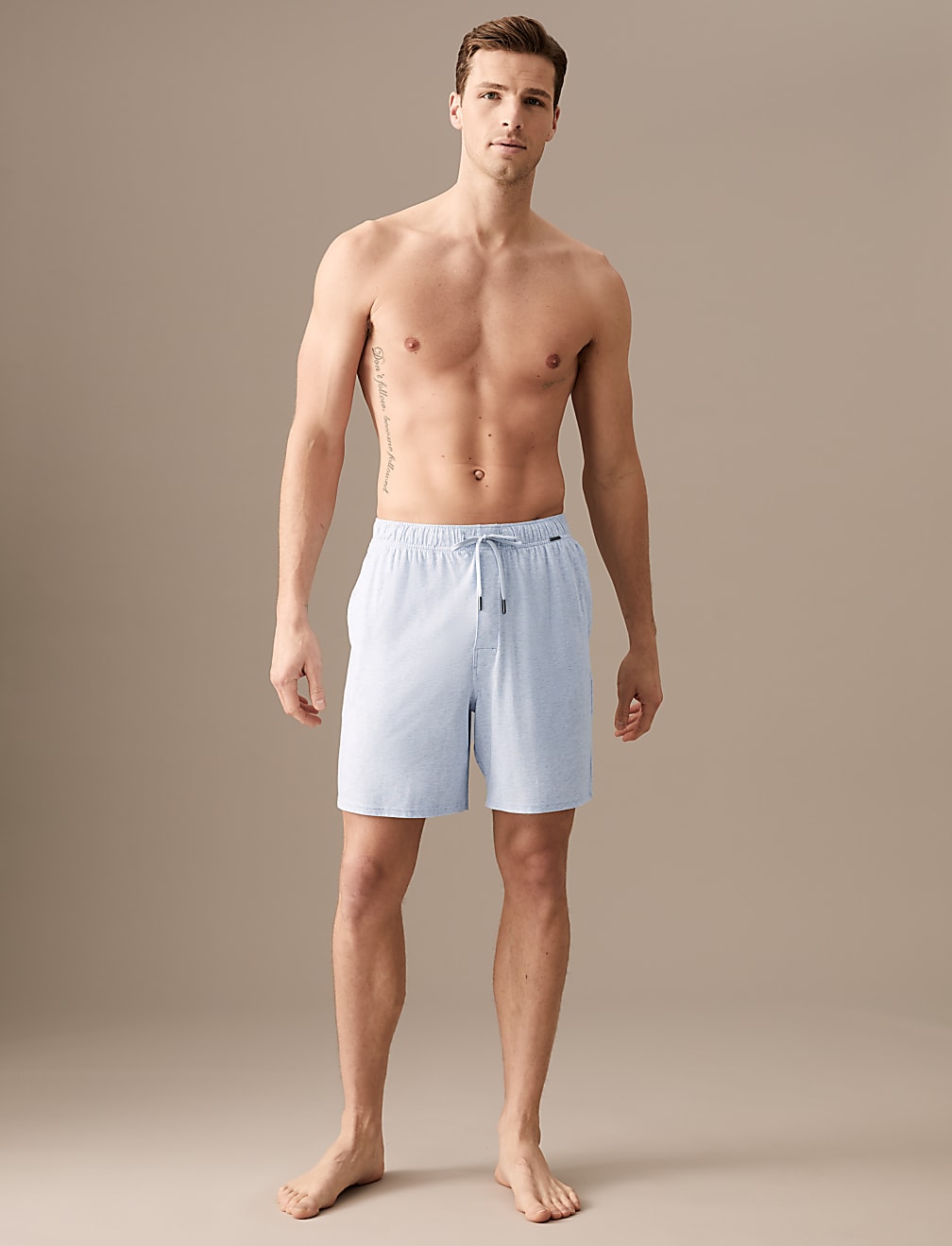 Cotton Blend Pyjama Shorts