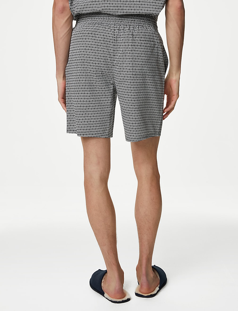 Cotton Rich Printed Pyjama Shorts