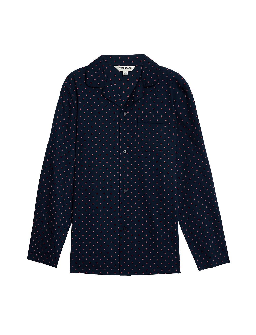 Supima® Cotton Rich Geometric Pyjama Top