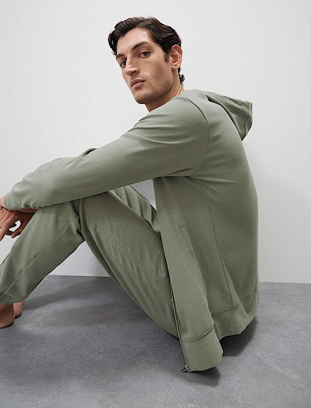 Cotton Rich Zip Up Hoodie