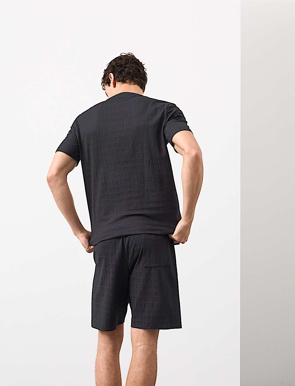 Supima® CottonRich Stretch Jacquard T Shirt