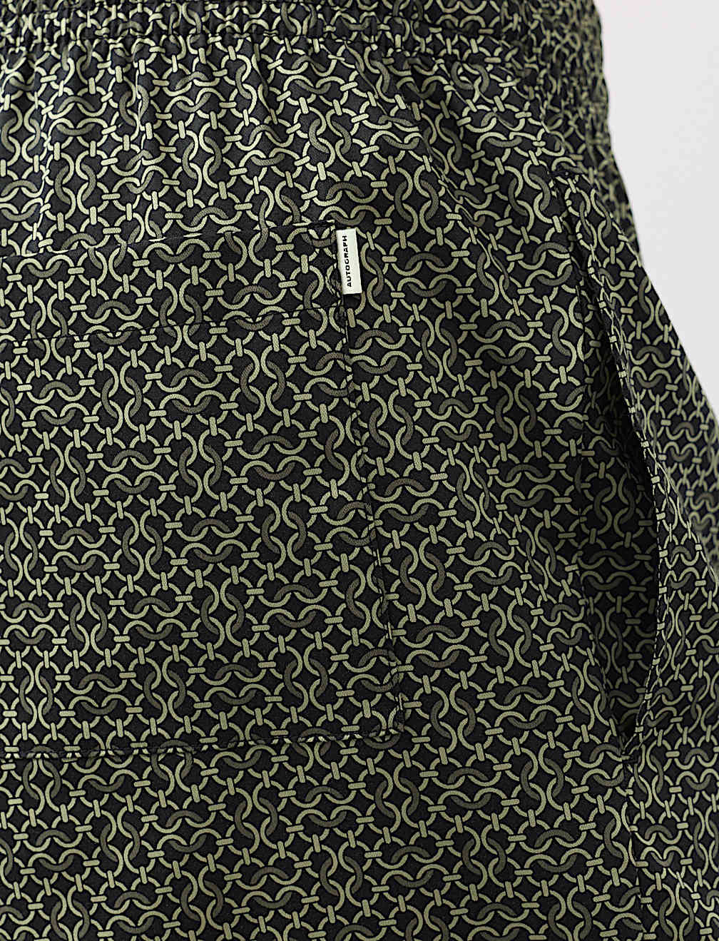 Cotton Rich Printed Pyjama Shorts