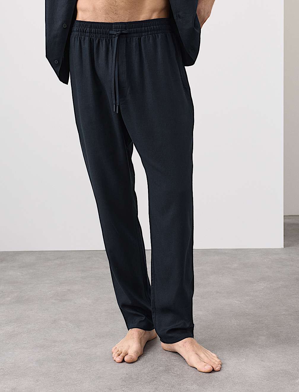 Linen Rich Pyjama Bottoms