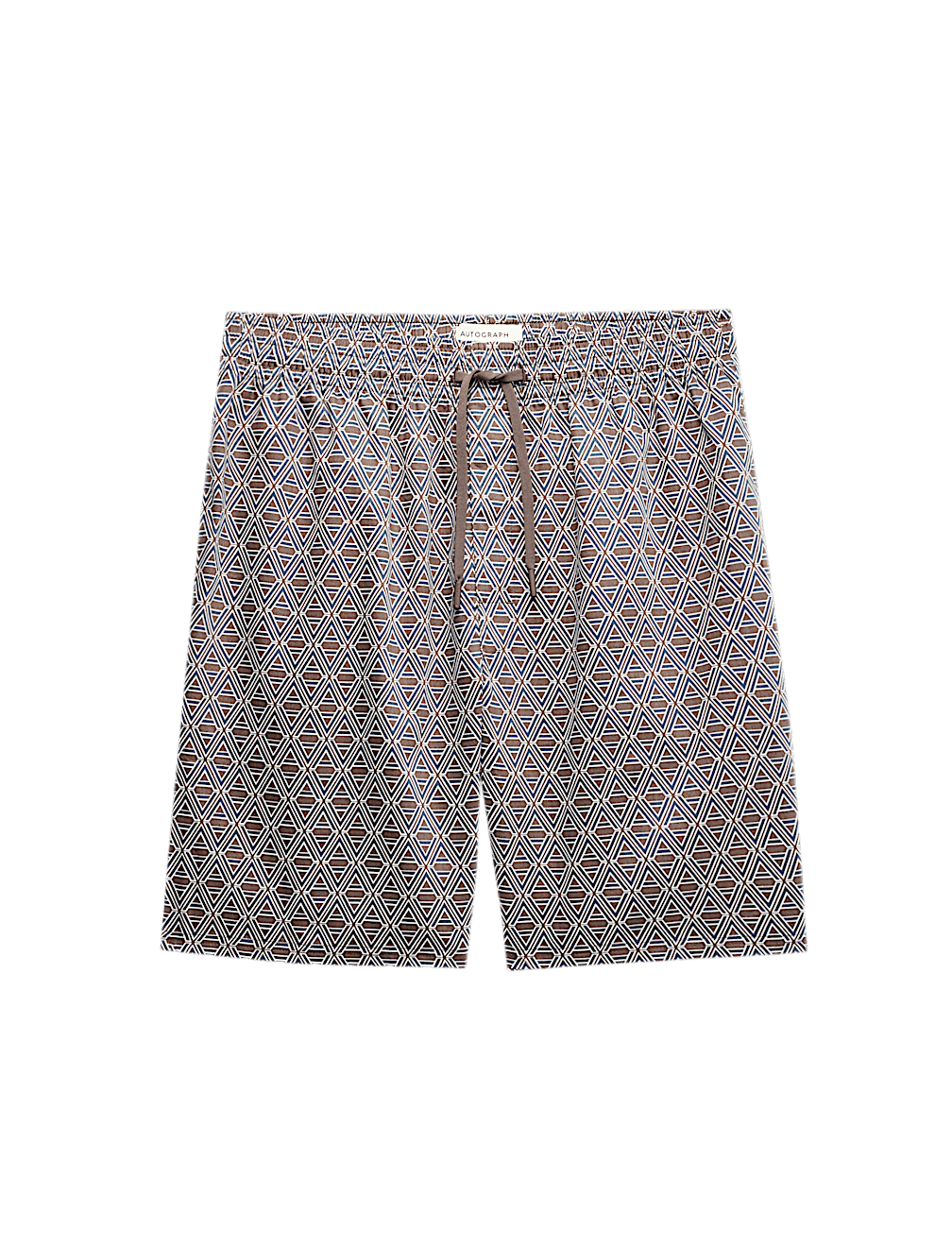 Cotton Rich Printed Pyjama Shorts
