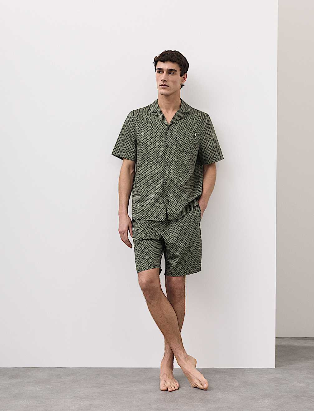 Cotton Rich Printed Pyjama Top