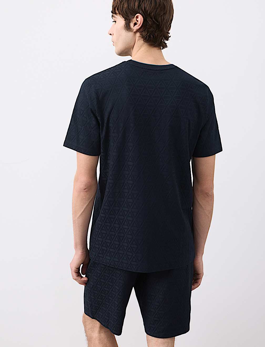 Cotton Rich Textured Loungewear Top