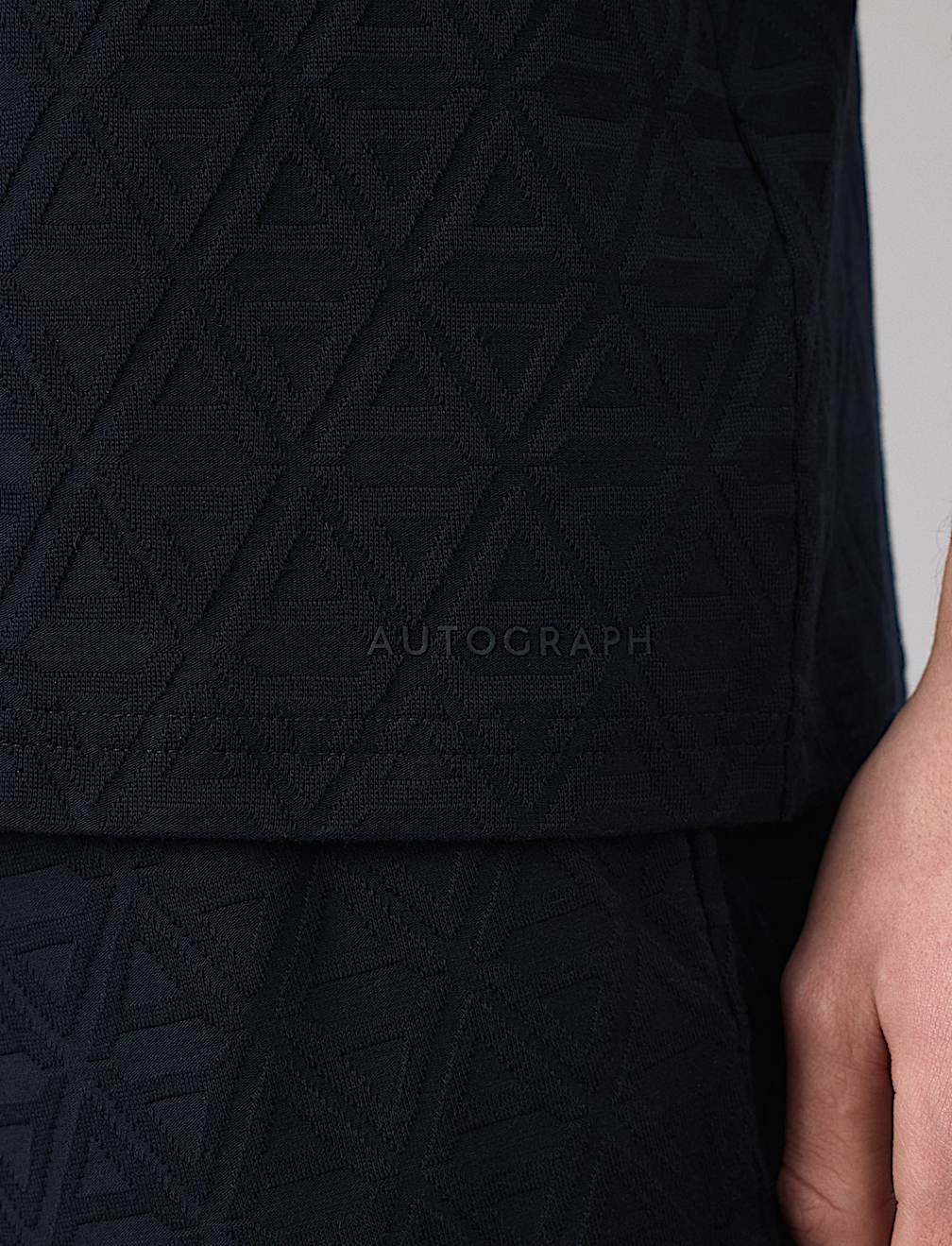 Cotton Rich Textured Loungewear Top